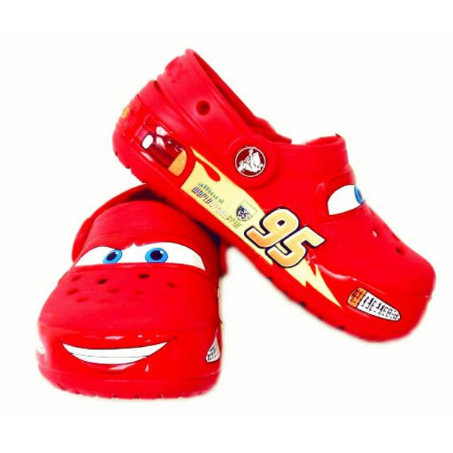 Sandal crocs cars / Sandal crocs mcqueen (s-116)