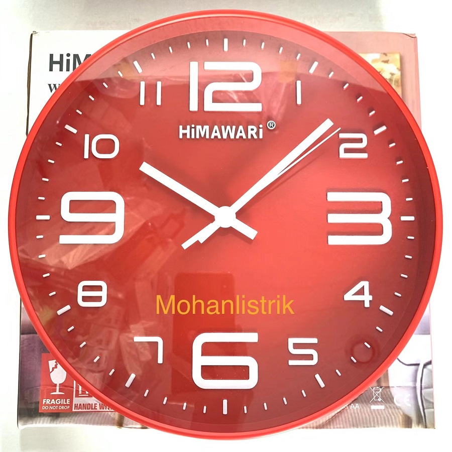 Jam Dinding Mewah Modern Minimalis HIMAWARI 30 cm / Wall Clock Himawari 12 inch