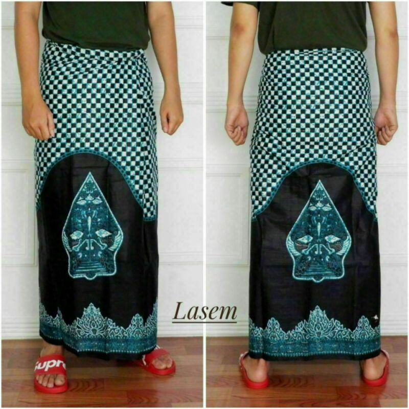 sarung print/sarung motif wayang