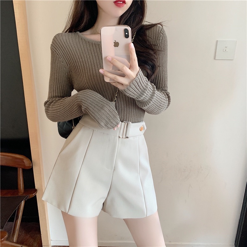 CELANA PENDEK SHORT PANTS HIGHWAIST  WANITA HOTPANTS MX601
