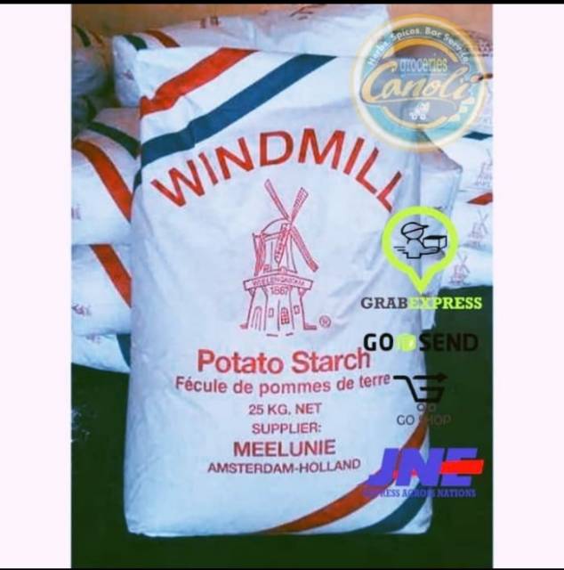 Tepung Kentang -  Potato Starch   Windmill Holland Repack 1 kg