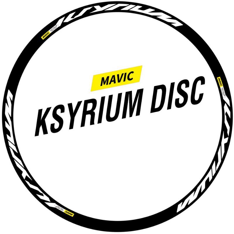 custom decal MAVIC KSYRIUM disc bisa request warna zun graphic sticker MTB Roadbike