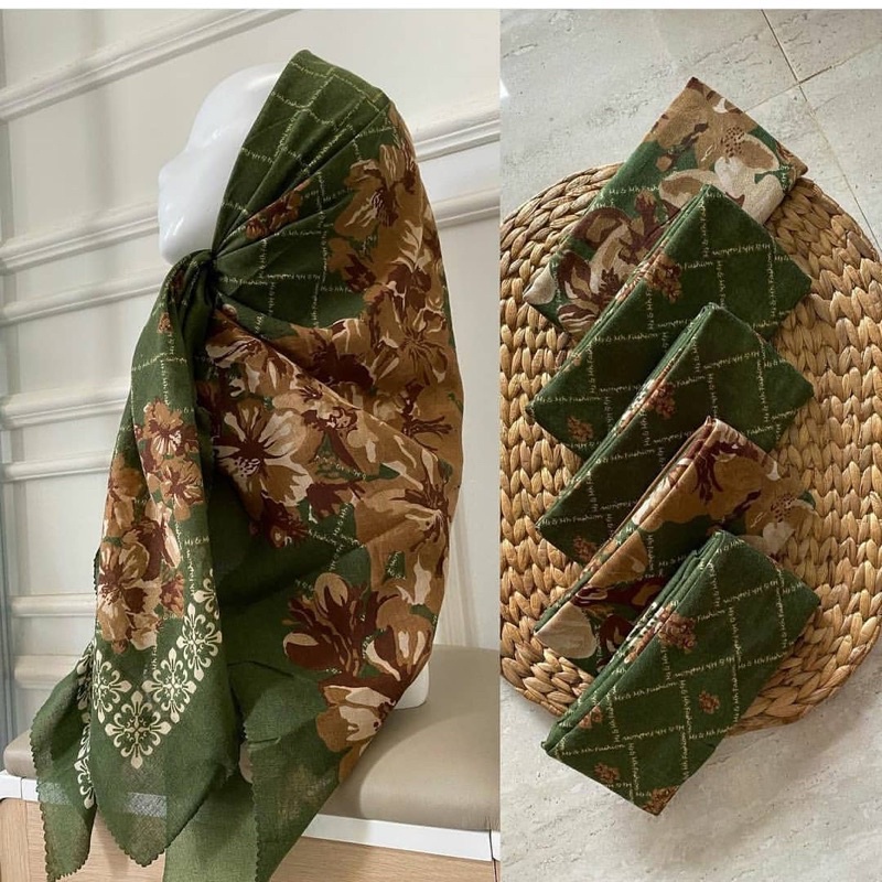 251- 300  Hijab segiempat voal motif-289