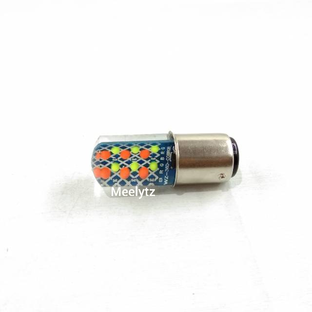 Terbaru Lampu REM LED jelly RGB 2 mode Running stop rem nyala terang BATIK