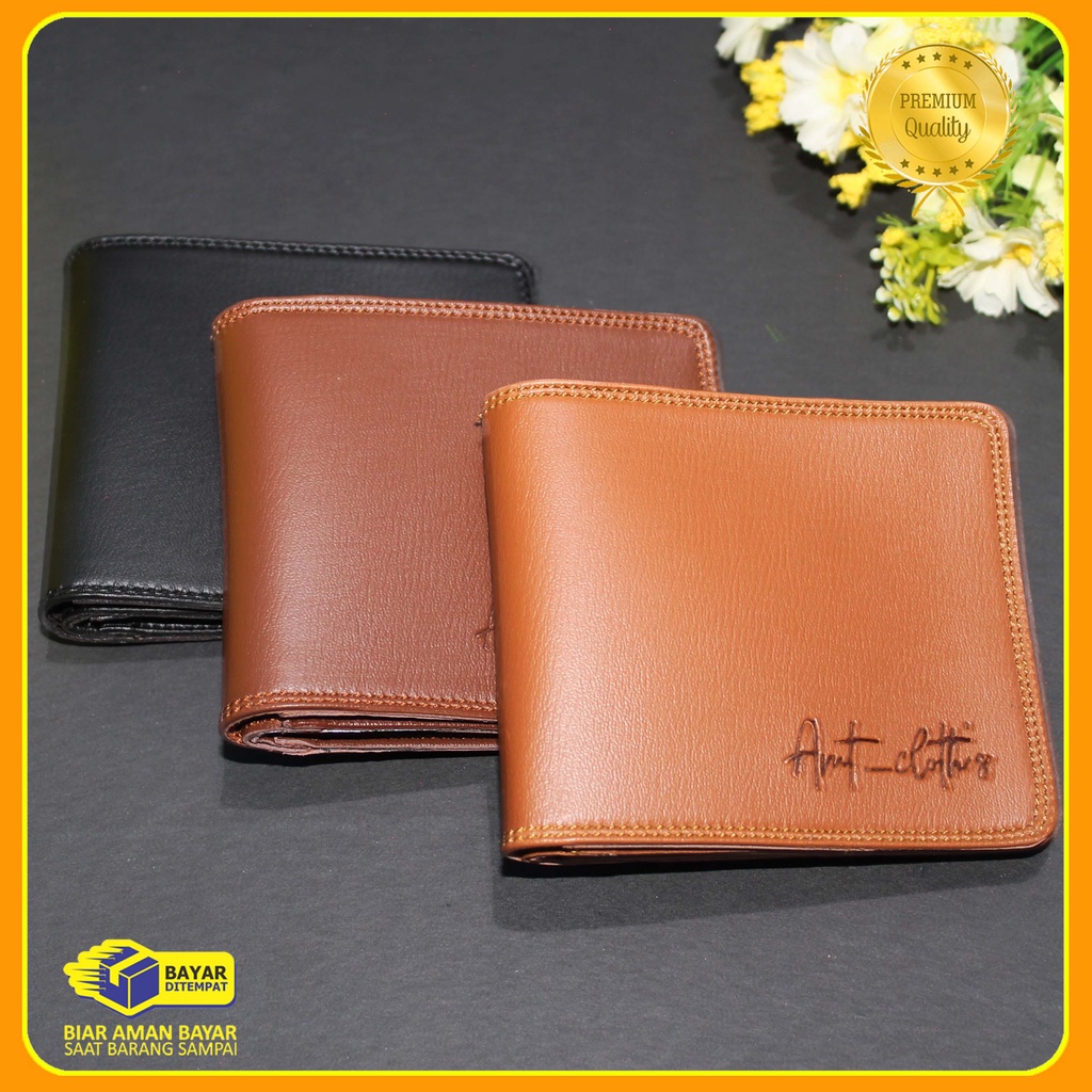 AMT Cloth's Fashion Dompet Pria Bahan Kulit sintetik