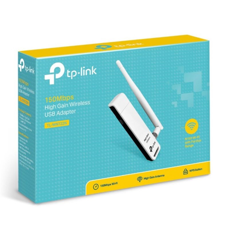 Tp-Link TL-WN722N 150Mbps High Gain Wireless USB Adapter WN722N 722N