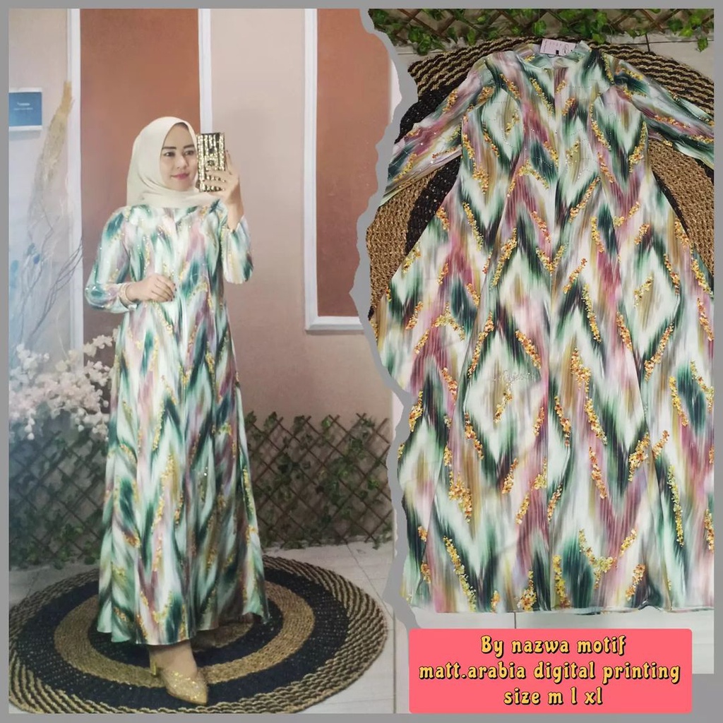 Abaya Hikmat KW Nazwa Original