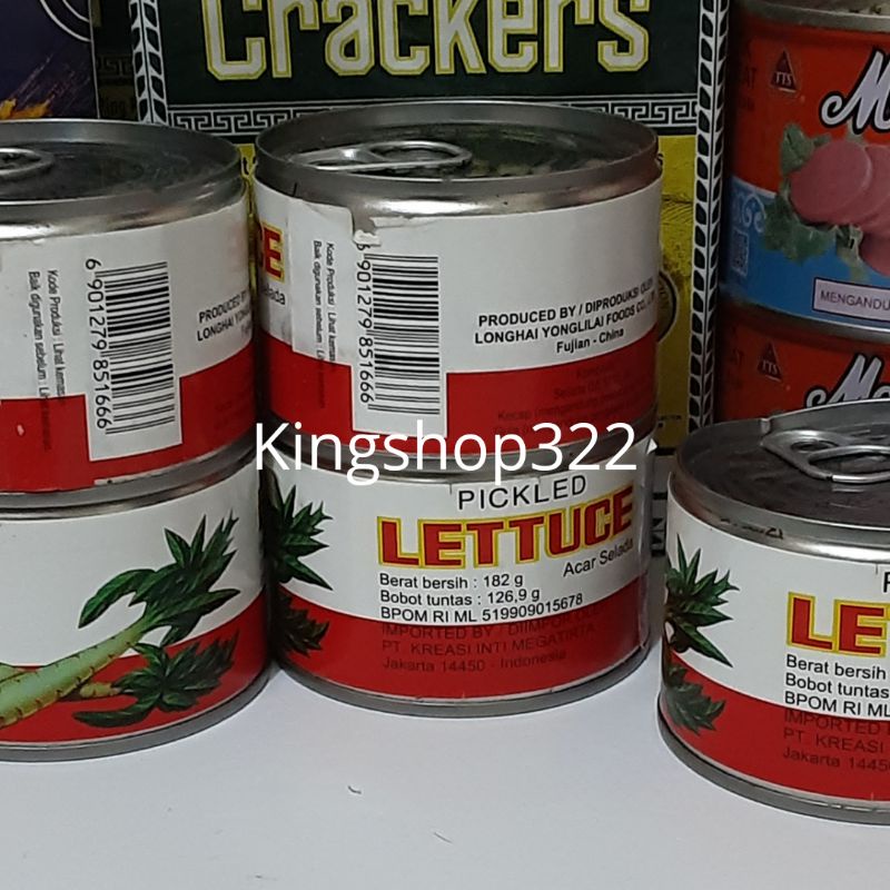 

choi sim / acar selada dalam kaleng / red boat pickled lettuce / chai sim