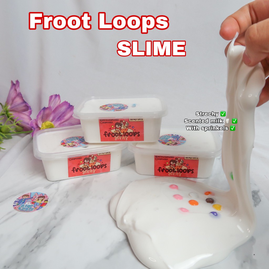 FROOT LOOPS SERIES SLIME 200GRAM BY ELIPTOYS BEST SELLER LIMITED EDITION