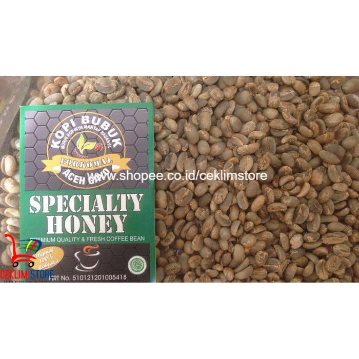 

Biji Kopi Mentah Arabika Honey Asli Kopi Gayo Aceh 1 Kg