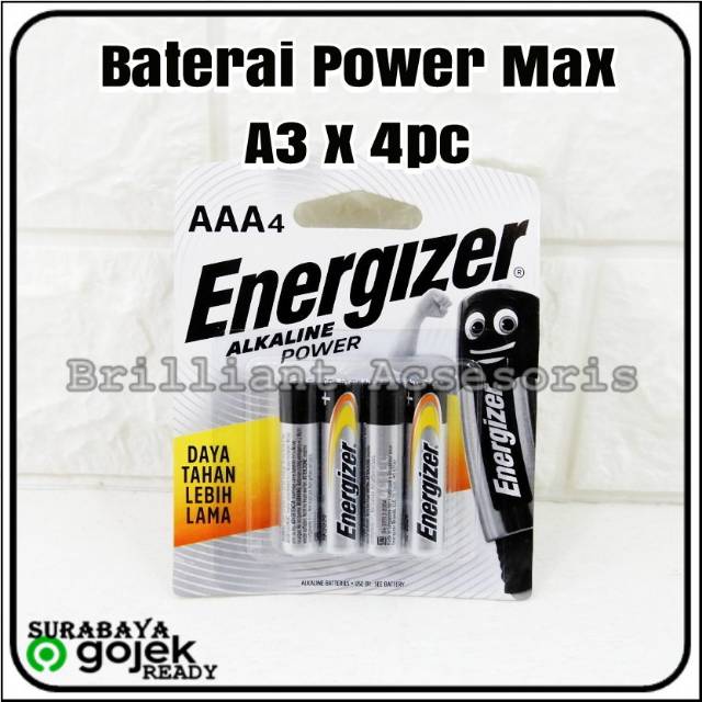 Baterai ENERGIZER Original - A2 AA / A3 AAA