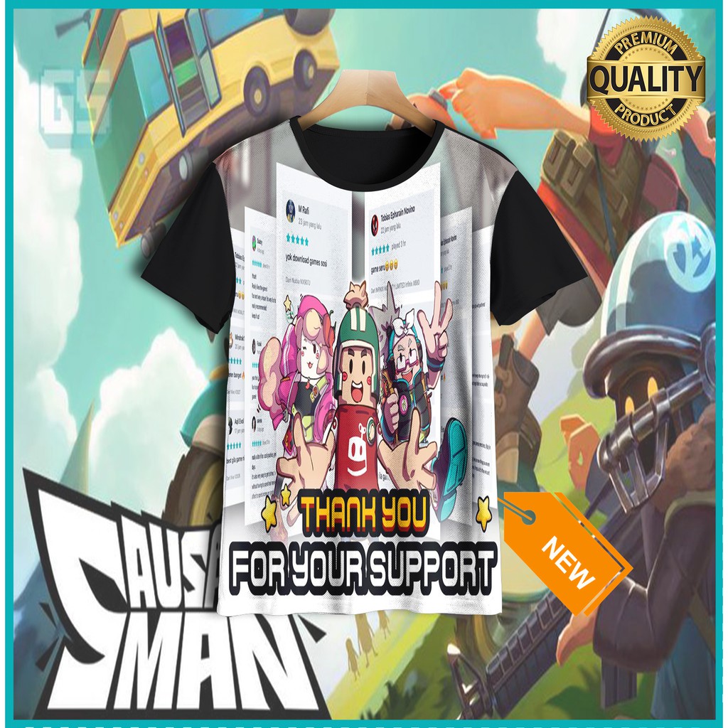 Kaos Anak Sausage Man