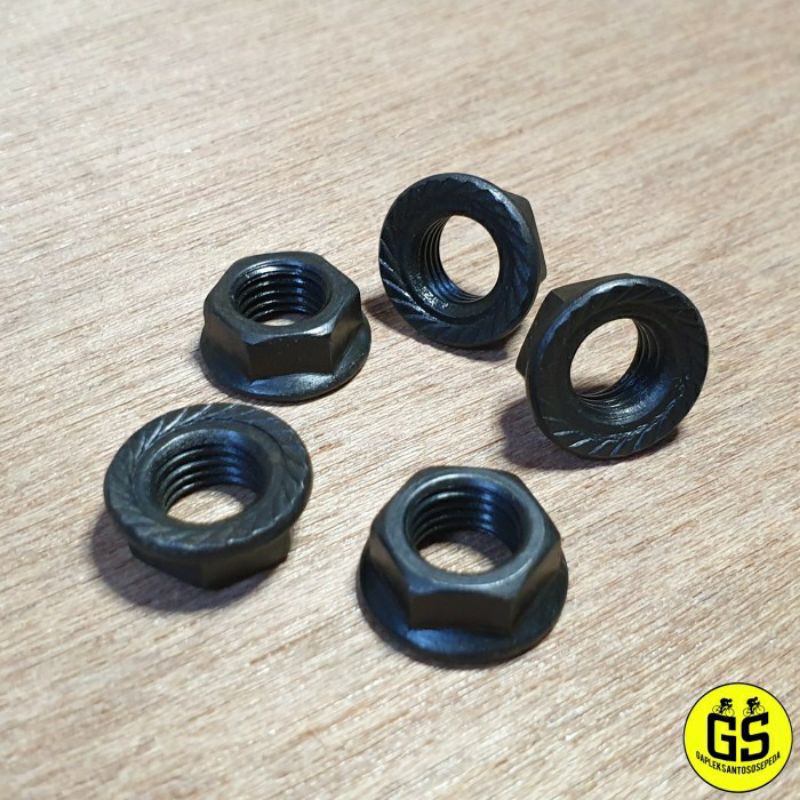 Mur As Tengah Contterless Konterlis | Mur As Gir Depan Crank Sepeda