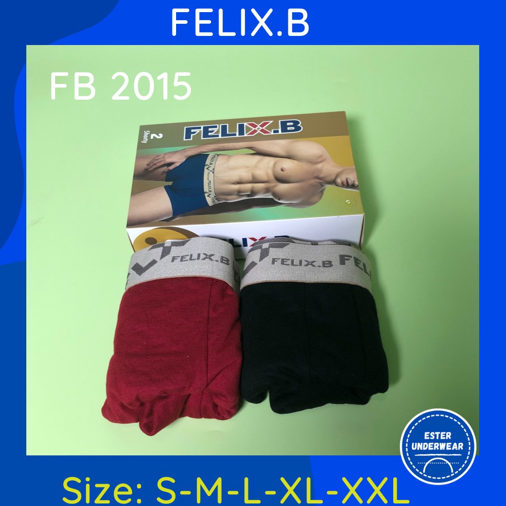 Celana Boxer Pria FELIX.FB 2015 ISI -2 PCS BEST SELLER