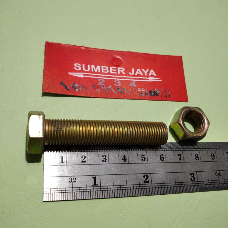 BAUT MUR 12 X 60 KUNING BMK PER 10 PCS