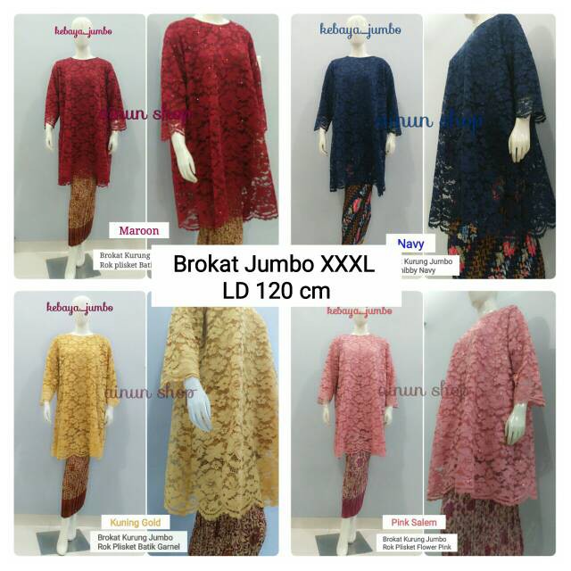  Model  Kebaya Brokat  Jumbo  Contoh Baju  Adat