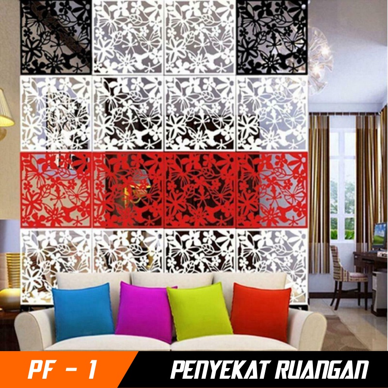 Penyekat Ruangan Vintage 1 PCS Sekat Ruangan Minimalis Pembatas Ruangan Karakter Bahan Plastik