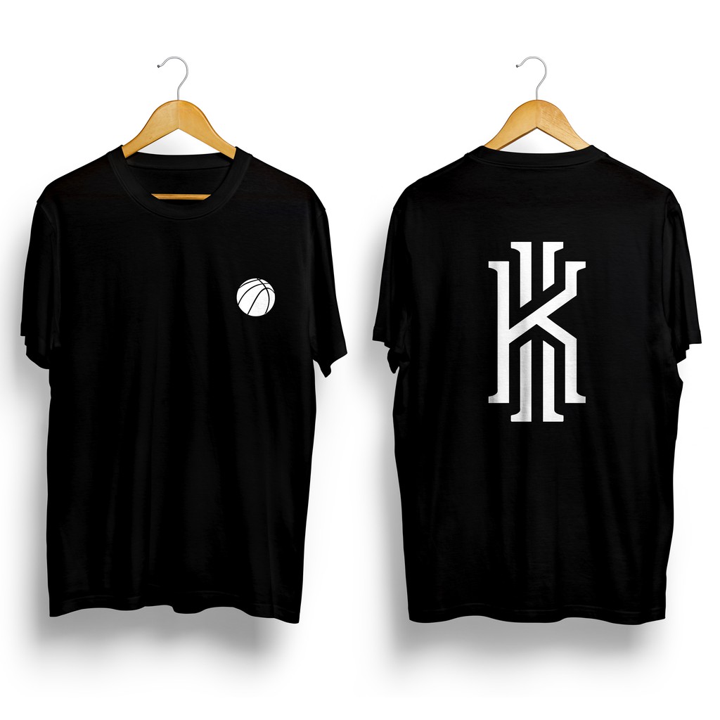 MURAH!!! Baju Kaos BASKET NBA KYRIE IRVING LOGO TUMBLR TEE 30S COMBED