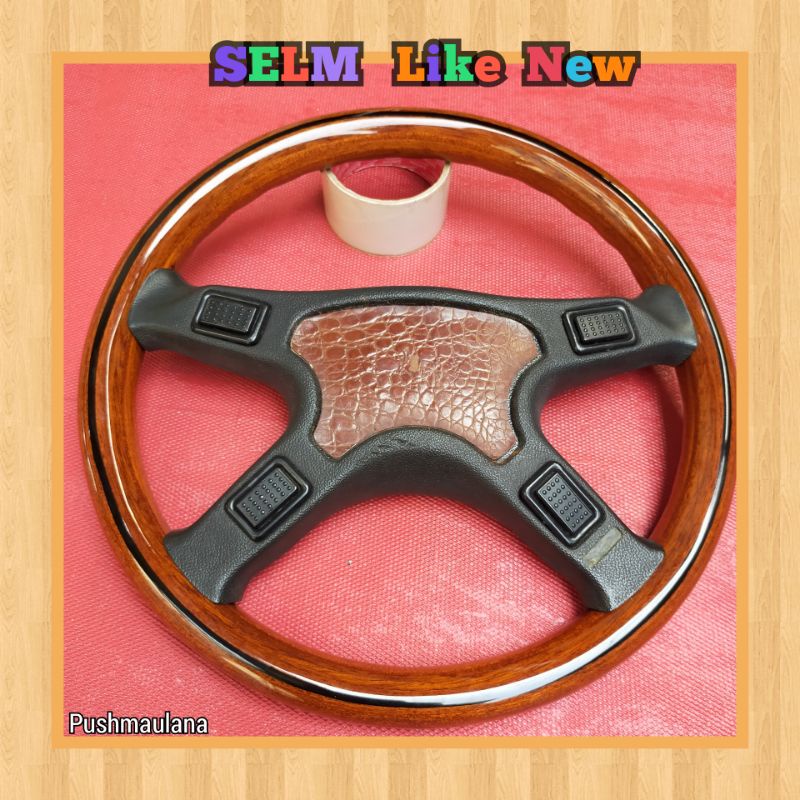 Setir SELM Wood Classik Original - Setir Kayu Selm Ori