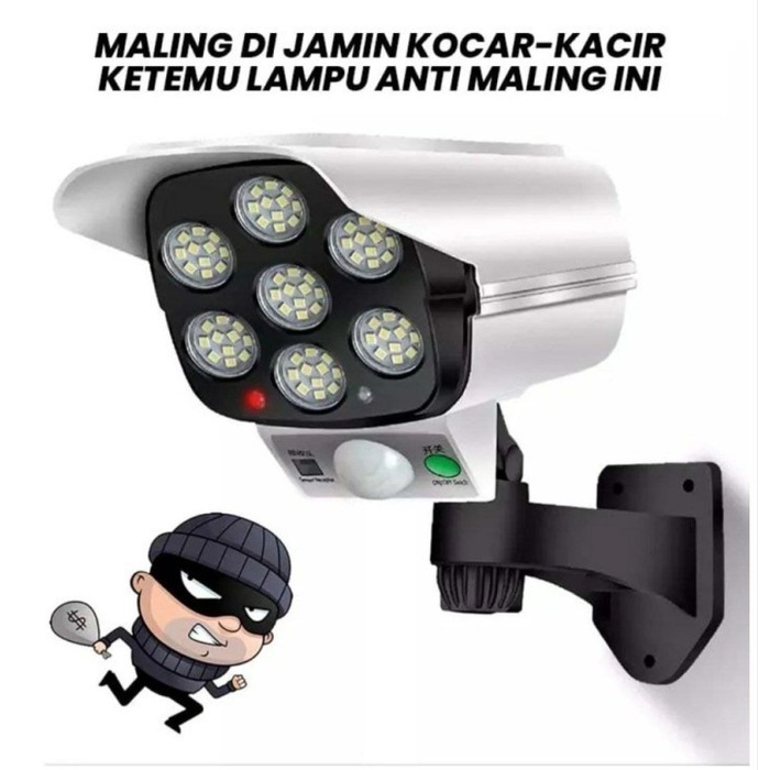 barokah gamis LAMPU TEMBAK LED REMOTE TENAGA SURYA