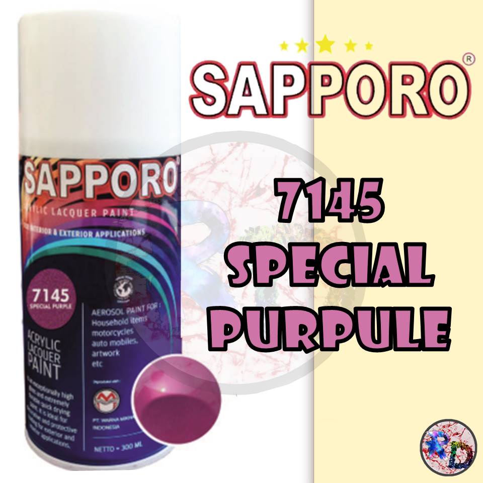 Sapporo Paint Special Purple 7145/ungu metalik/cat semprot/pylox / pilok