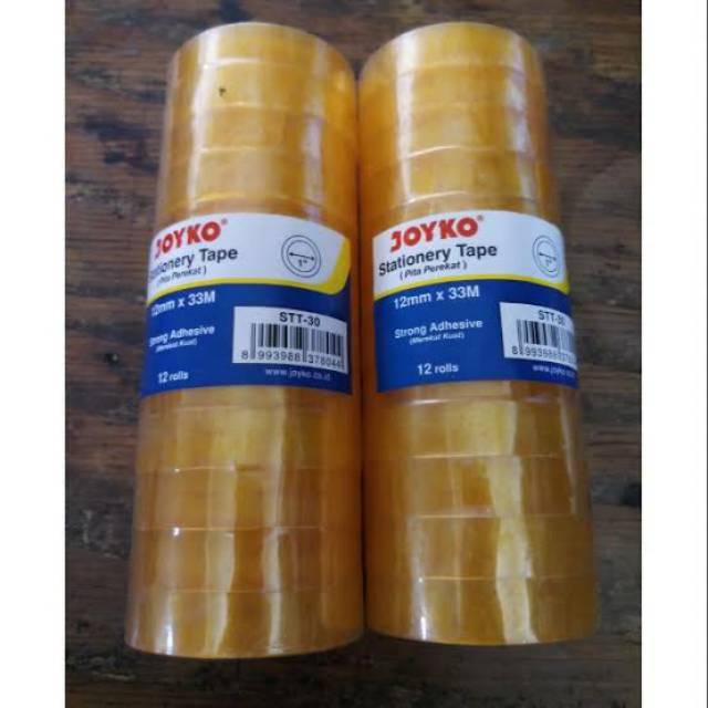 

JOYKO STATIONERY TAPE 12MMX33MM ISI 12ROLLS