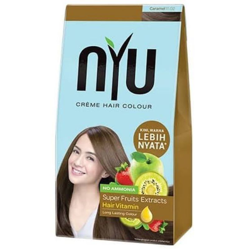 ORIGINAL NYU CREME HAIR COLOUR CARAMEL 11.02 / CAT PEWARNA RAMBUT NYU CARAMEL