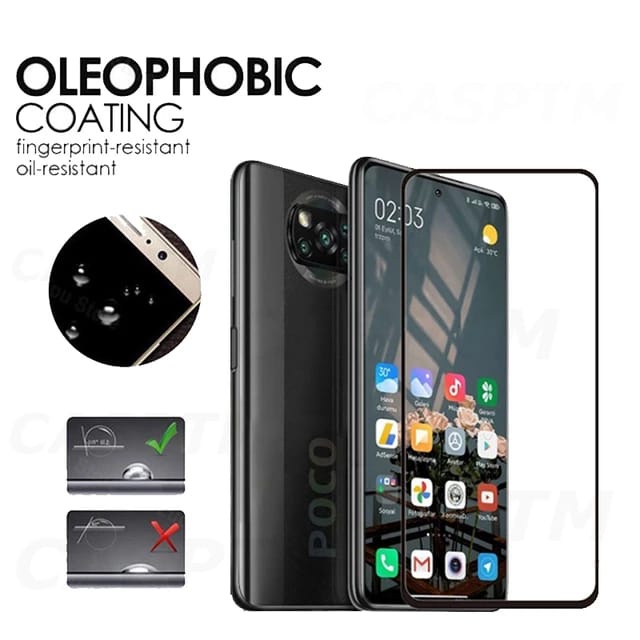 POCO X5 5G X5 PRO 5G X3 NFC X3 PRO X3 GT TEMPERED GLASS FULL COVER ANTI GORES KACA