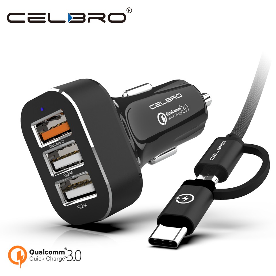 adapter Quick Charge QC 3.0 Car Charger Multi USB Car Charger for Mobile Phone Xiaomi LG Sony Fast