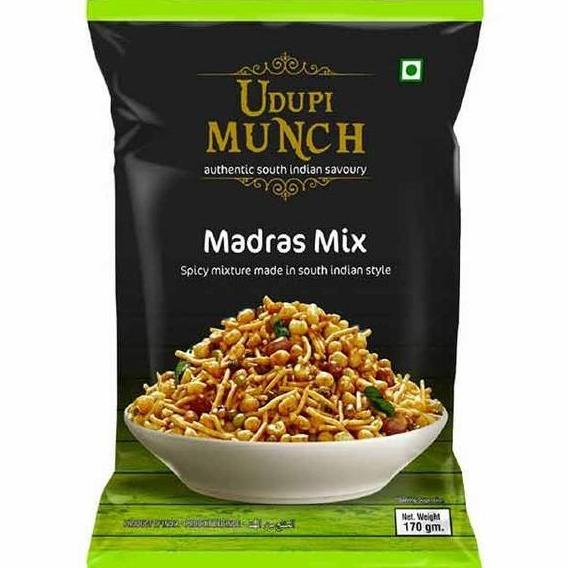 

yang dicari] Madras Mix UDAPI MUNCH 170g / Campuran Pedas / Snack India