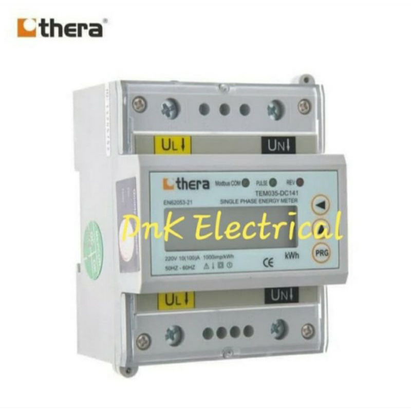 KWH Meter 1 Phase Direct (Digital/LCD) THERA TEM035-DC141