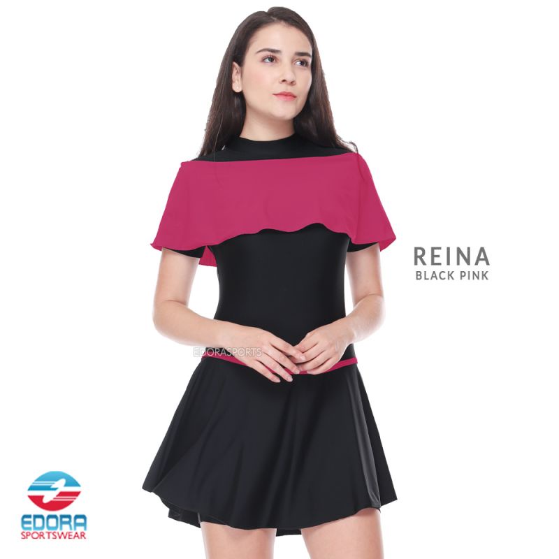 Baju Renang Wanita Semi Cover Slim Fit REINA EDORA