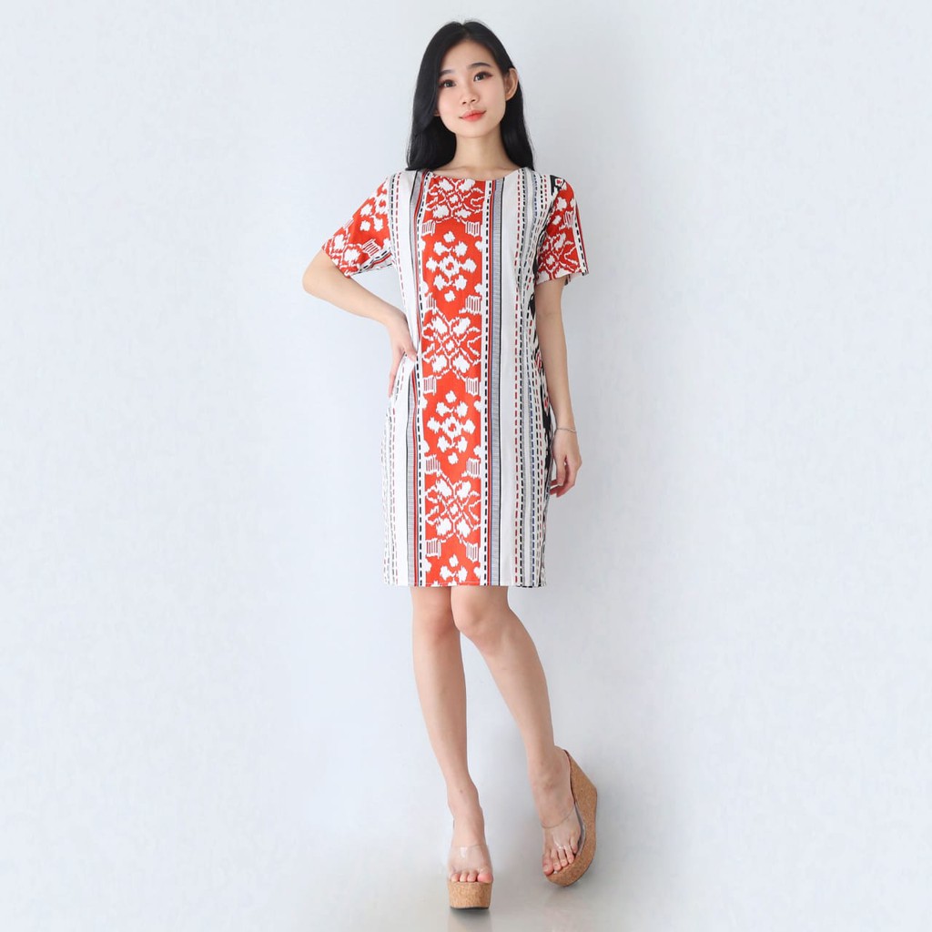 Baju Batik Wanita - Ceongsam Batik Wanita 038 MVP-Orange SKT