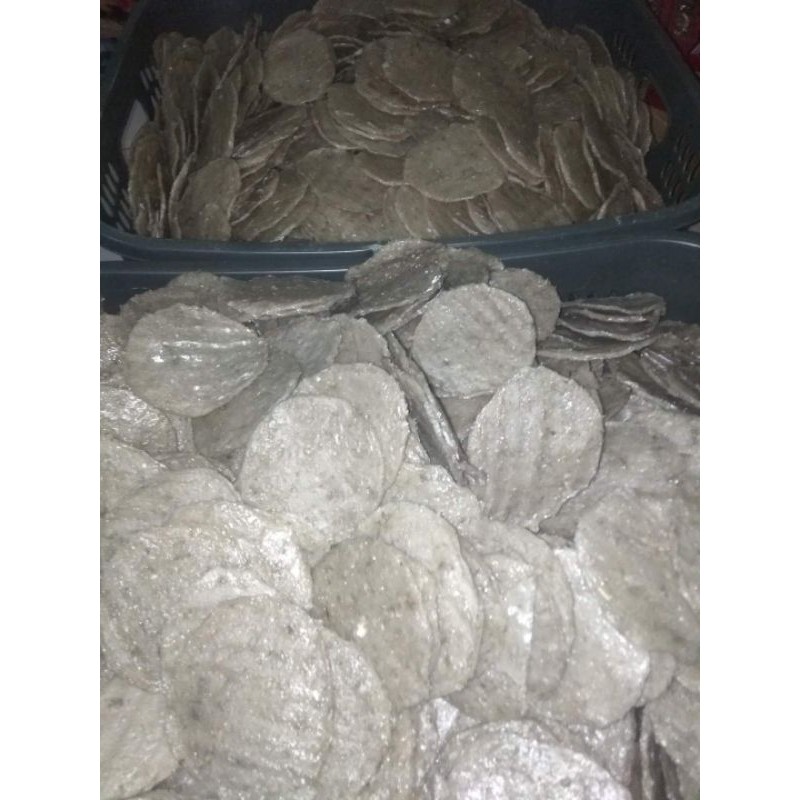 

100 pcs kelempang selip ikan khas Palembang 100 keping kemplang kerupuk ikan