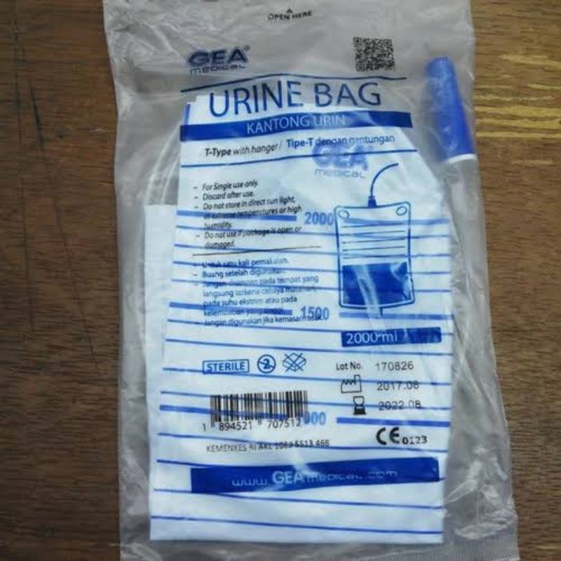 urine bag merek gea