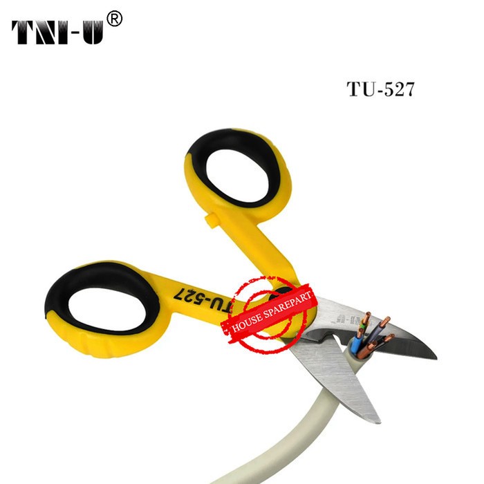 

Spart148 TNI-U TU-527 Multipurpose Steel Electrician Scissors Shears Cut