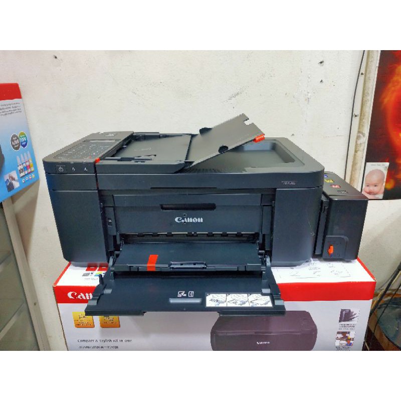 Printer Canon TR4570s Print Scan Copy Fax + wifi + Infus tabung kotak exclusive dengan kran pengunci