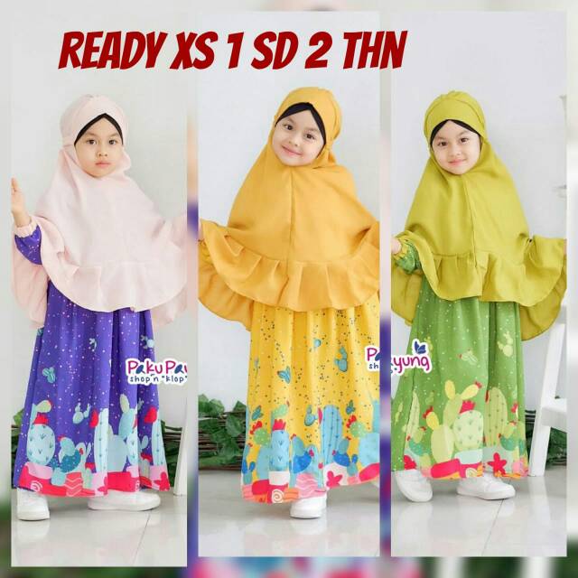 Gamis anak cantik paku payung