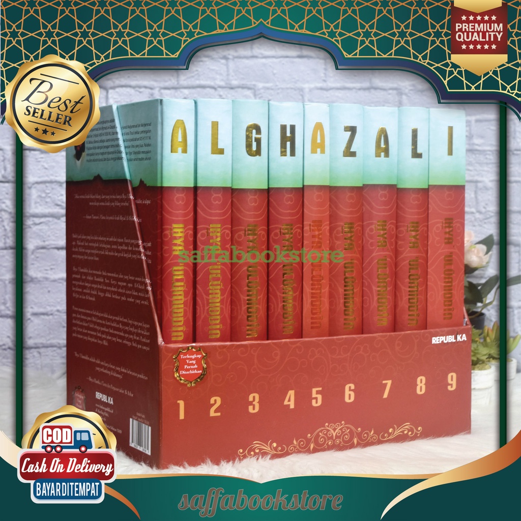 Bisa Bayar Di Tempat / COD - Terjemah Ihya Ulumuddin Ulumiddin Imam Al Ghazali Republika Lengkap 9 J