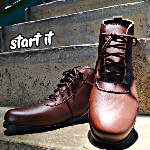 Promo Sepatu ARBOO BRODO Kulit Sapi Asli Bahan Berkualitas