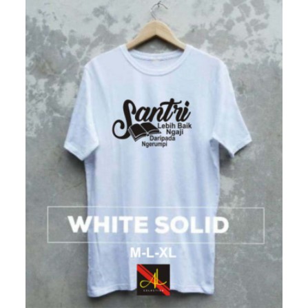 Kaos distro/kaos SANTRI/Kaos murah/kaos kata lucu/kaos kata unik- SANTRI