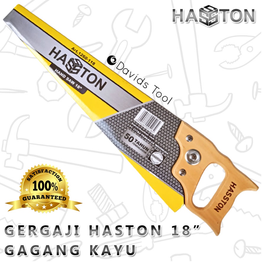 Hasston Graji Kayu Gergaji Tangan 18 Inch