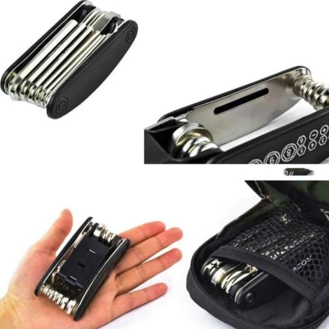 +%+%+%] ACC SPARE PART SEPEDA KUNCI SET LIPAT 15in1 NO BIKE OLAHRAGA