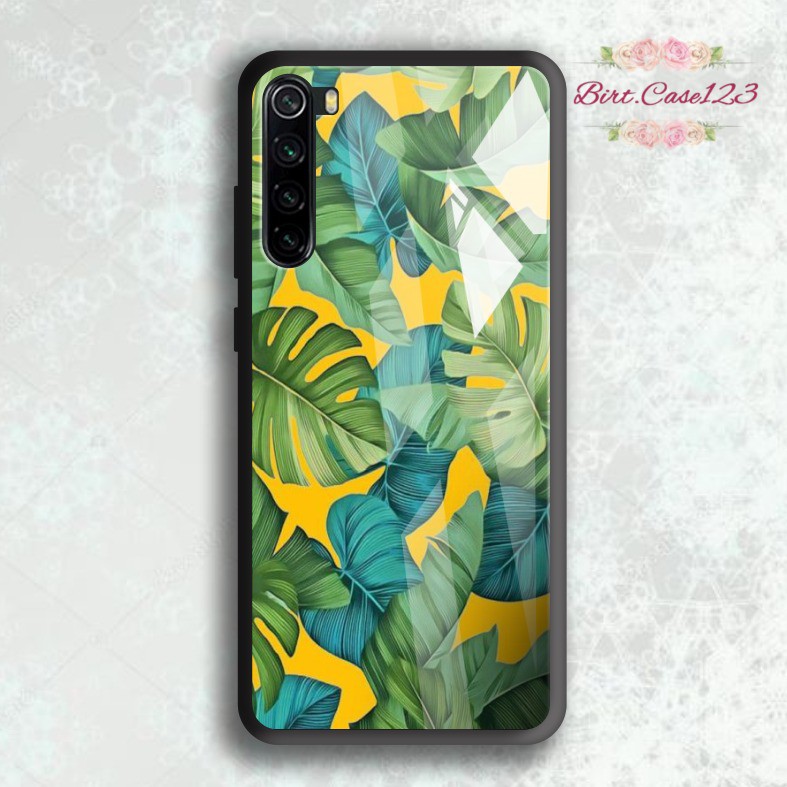 Case casing softcase silikon Gambar FOLIAGE back case glass vivo y91 y93 y95 y91c y71 y81 y12 etc