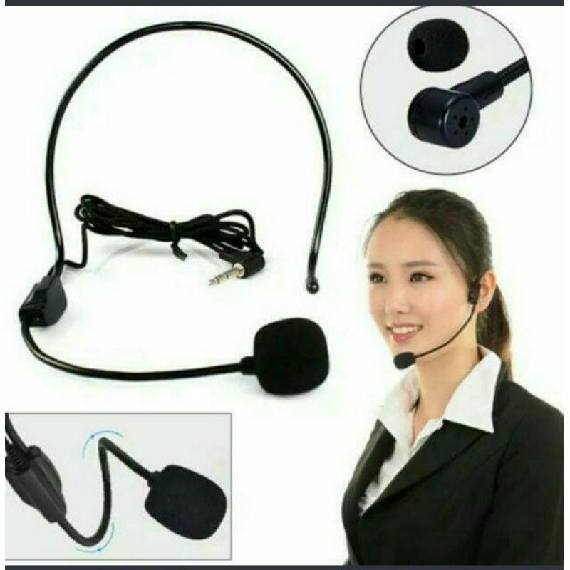 Clip bando mic microphone jack 3.5 m murah