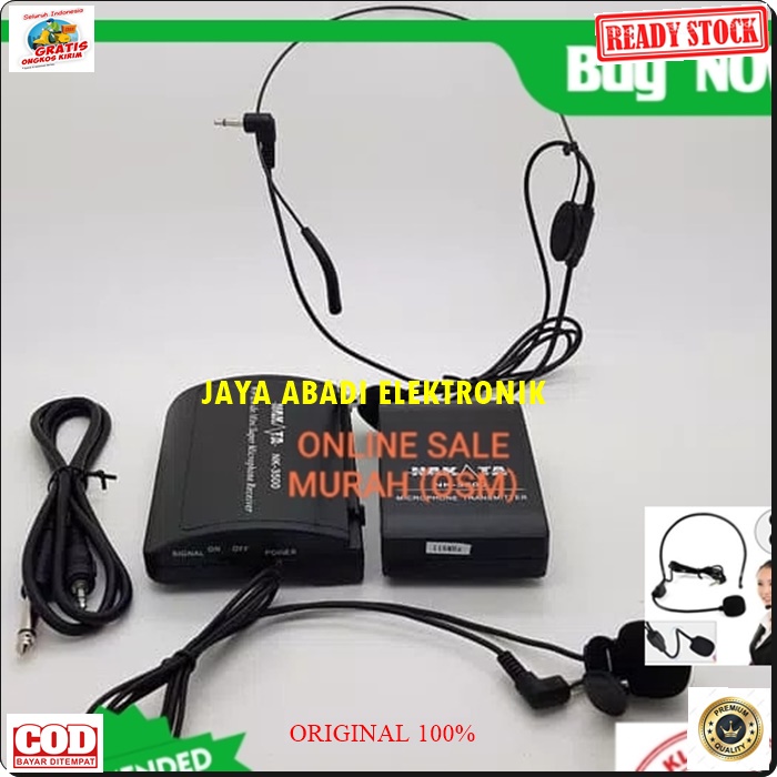 G120 NAKATA  MIC WIRELESS CLIP ON MIC BANDO HEADSET DAN MIK JEPIT KLIP KERAH BAJU VOCAL AUDIO SOUND SISTEM COCOK UNTUK IMAM MASJID PIDATO CERAMAH DLL KHUALITAS SUARA JERNIH LEBIH PRAKTIS DAN MUDAH DIGUNAKAN HARGA TERJANGKAU