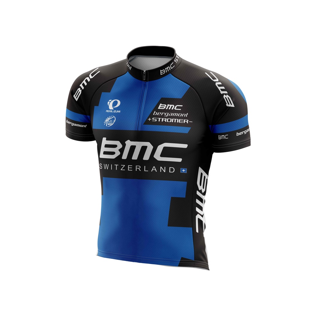 Setelan Kaos Jersey Sepeda BMC MTB Roadbike Unisex