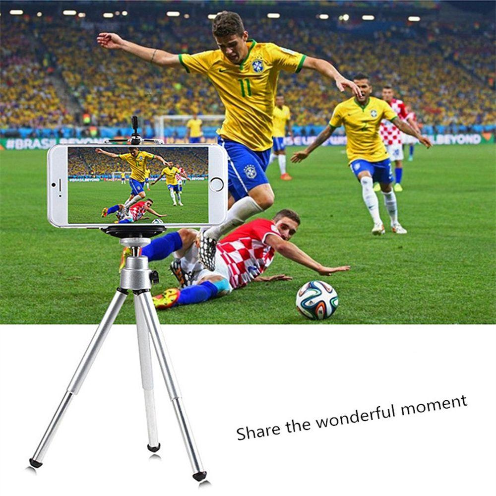 Agustinina Tripod Portable 2bagian Selfie Telepon Fleksibel Untuk Kamera Proyektor Phone Stand Holder