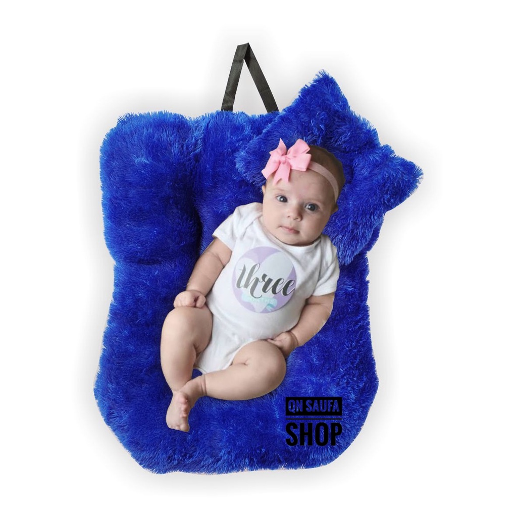 SOFA BAYI TERBARU BABY DREAM NEW BORN LOUNGER BULU RASFUR PREMIUM