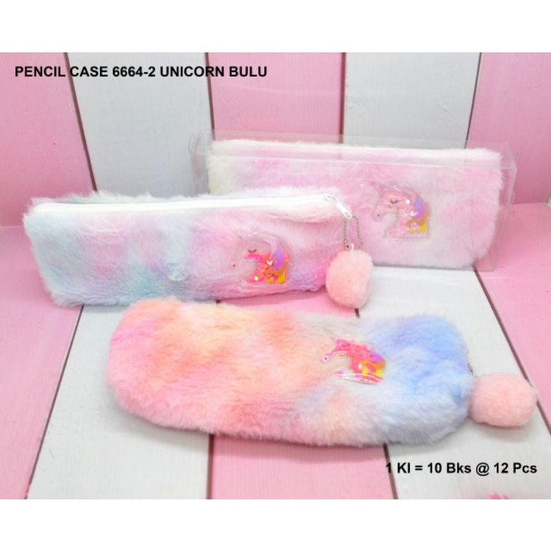 

Rainbow Tempat Pensil Bulu Unicorn BT21 Lucu (1Pcs) - Pensil Case Fancy/Pensil Case Restleting Bulu/ Tepak Resleting Lucu
